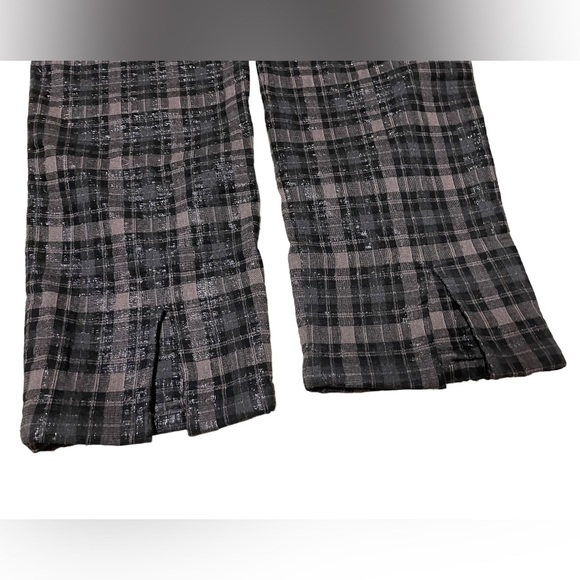 JOSEPH RIBKOFF Taupe-Black Plaid Pant - Picture 7 of 8
